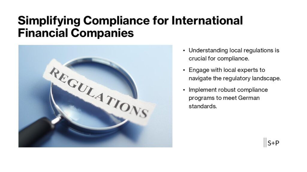 Simplifying Compliance for International Financial Companies
