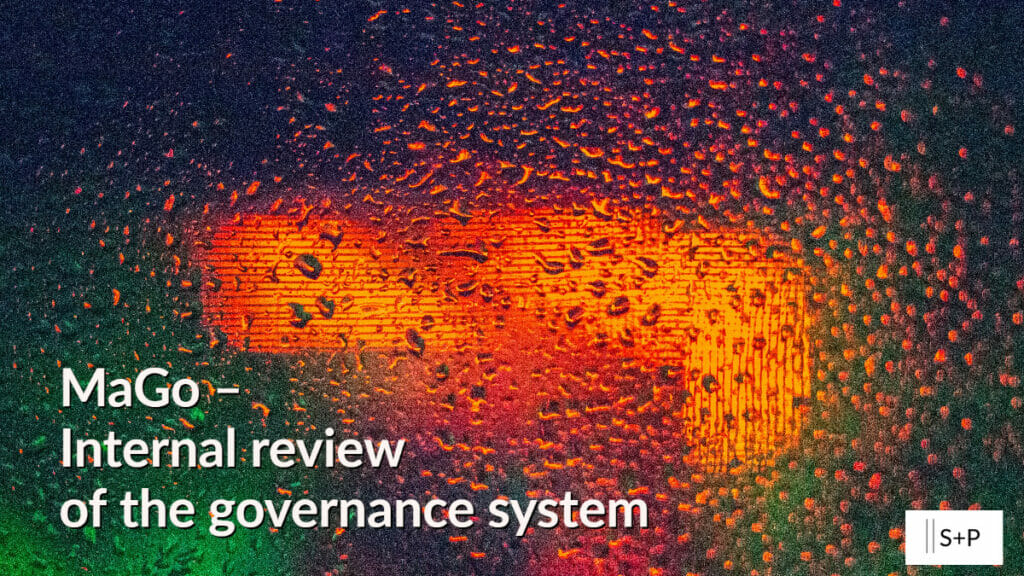 Internal review of the governance system MaGo – Internal review of the governance system