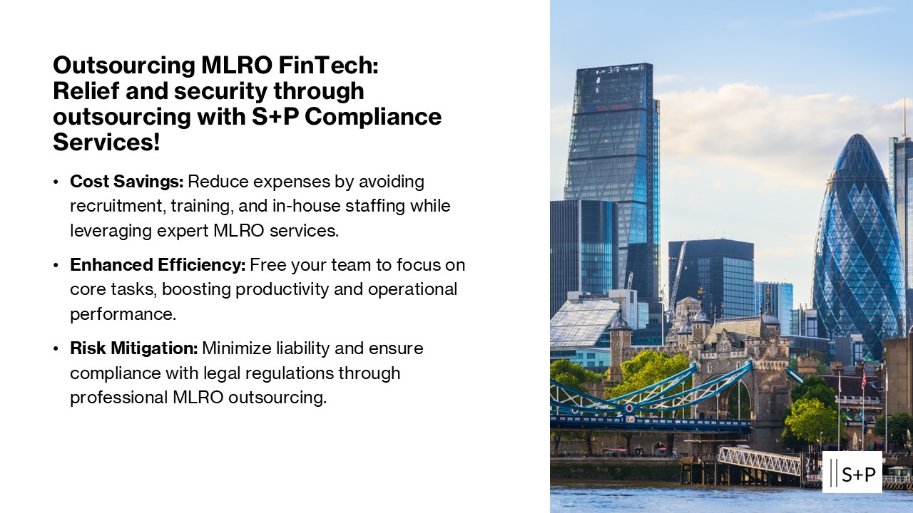 Mlro Insurance Outsourcing MLRO FinTechs + S+P Compliance Services