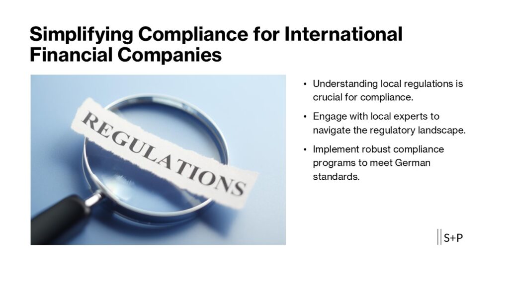 Simplifying Compliance for International Financial Companies